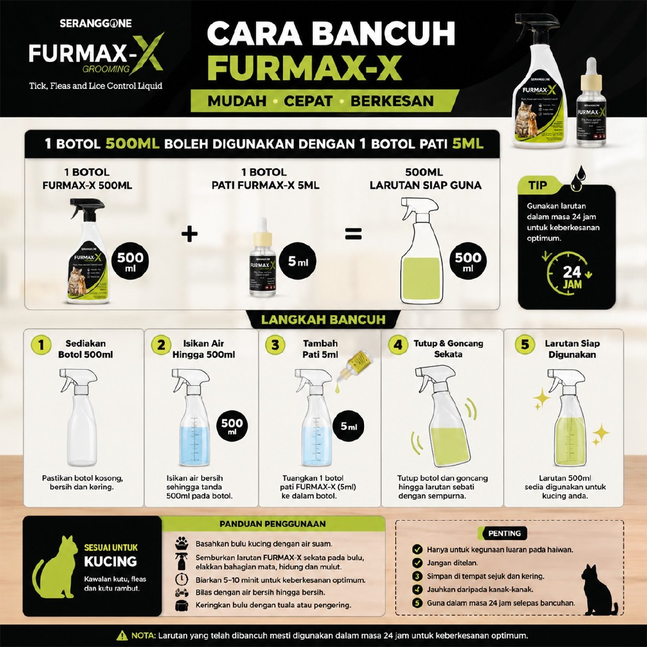 Cara Guna FURIMAX-X